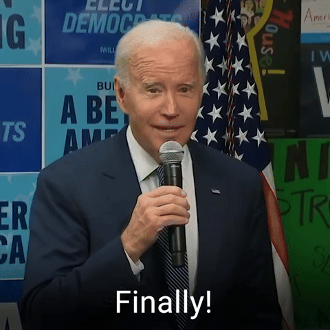 Finally!