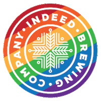 Rainbow Pride Sticker by Indeed Brewing Company