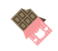 Chocolate Comer Sticker by Kamylus Malhas