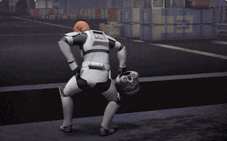 stormtrooper rex GIF by Star Wars