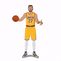 Los Angeles Lakers Basketball GIF by SportsManias