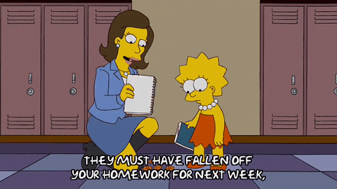 Lisa Simpson School GIF by The Simpsons