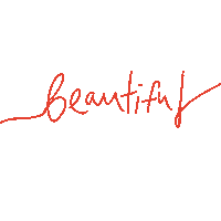 Beauty Word Sticker
