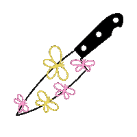 Butterfly Knife Sticker by SPRK