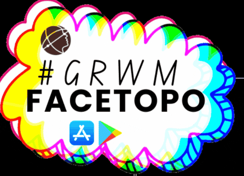 Facetopo giphygifmaker makeup grwm facetopo GIF