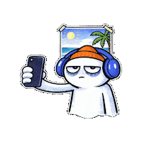 Working Social Media Sticker