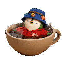 Relaxed Penguin Sticker by Zaddy