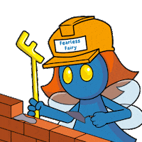 Working Brick By Brick Sticker by VeeFriends
