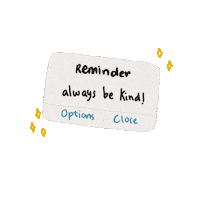 adyayonas reminder be kind adyayonas menguraiwarna Sticker