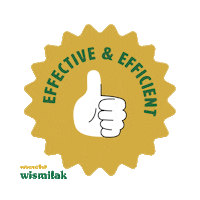 insightwismilak effective efficient insightwismilak wismilakkita Sticker