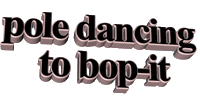 stripper dancing Sticker by AnimatedText