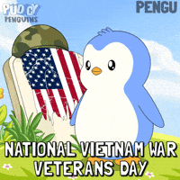 Saluting Armed Forces GIF by Pudgy Penguins