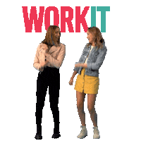 Working Work It Sticker by Nickelodeon