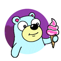 Happy Ice Cream Sticker by Chris Timmons