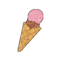 demetresofficial ice cream ice cream cone demetres chocolate ice cream Sticker