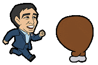 Hungry Andrew Yang Sticker by Yang 2020