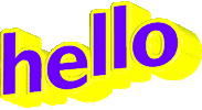 text hello Sticker