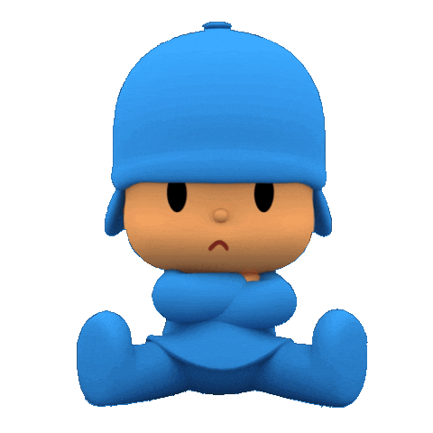 Angry Im Done Sticker by Pocoyo