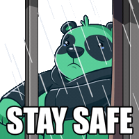 Stay Safe Take Care Sticker by SuperVerse