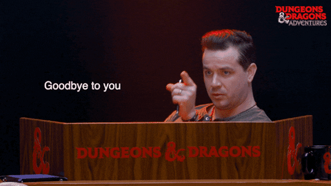 Dungeons And Dragons Goodbye GIF by Encounter Party