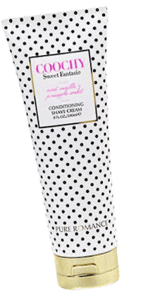 PureRomance love heart party shave Sticker