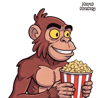 Drama Popcorn Sticker by VeeFriends