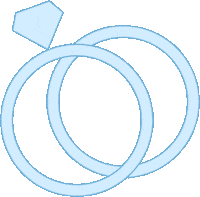 Save The Date Wedding Sticker by TK Design