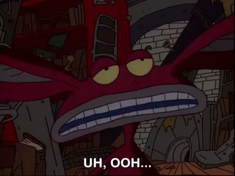 nickrewind giphydvr nicksplat aaahh real monsters giphyarm010 GIF