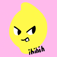 Inaphima cute yellow thinking character GIF