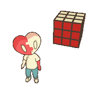 Confused Puzzle Sticker by LT3 Creations