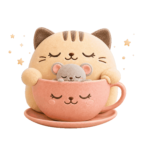 Sweet Dreams Hello Sticker by Good Morning Cat