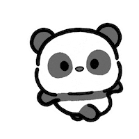 Panda Bear Dancing Sticker by Sticker Book iOS GIFs