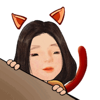 Cat Woman Love Sticker