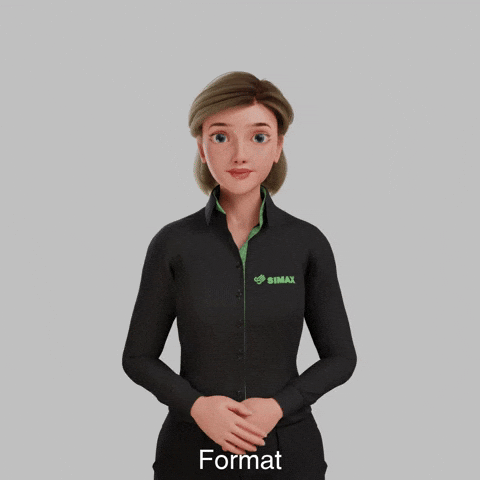 Avatar Gebärdensprache GIF by Sign Time - SiMAX