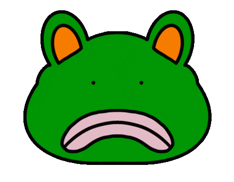 Rainbow Frog Sticker