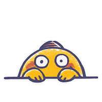Scared Hide Sticker