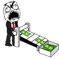 Cash Money Sticker by Rageguy