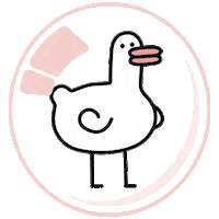 wordduck dance dancing duck word Sticker