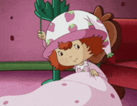 Tired Sleep GIF by Strawberry Shortcake