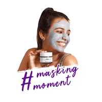 Face Mask Girls Night In Sticker by Plum Goodness