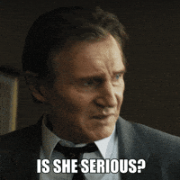 Liam Neeson Is He Serious GIF by The Naked Gun Movie