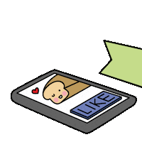 social media love Sticker by Loof and Timmy