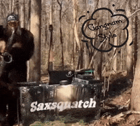Bigfoot Saxophone GIF by saxsquatch