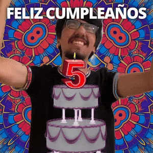¡Feliz 5.º cumpleaños!