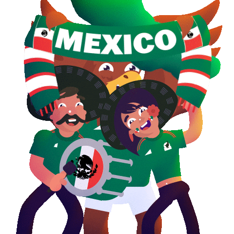Mexico Qatar2022 Sticker by Manne Nilsson