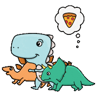 Pizza Eating Sticker by Brenfi
