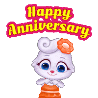 Happy Anniversary Sticker by Lucas and Friends by RV AppStudios
