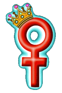 Women Queen Sticker