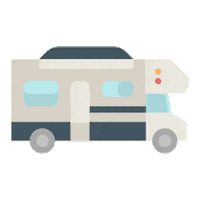 Travel Van Sticker by Saltwater-Shop.com