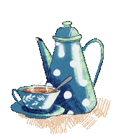 astel_design hot relax tea rest Sticker